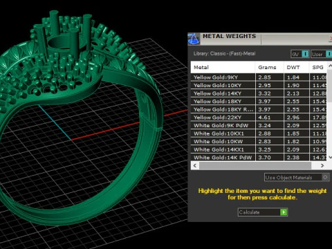 LUXURY DIMOND RING 3D PRINTABLE MODEL 3D Print Model