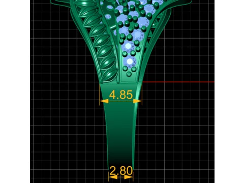 LUXURY DIMOND RING 3D PRINTABLE MODEL 3D Print Model