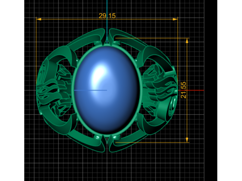 MEN ITALIAN FASHION RING 3D PRINTABLE MODEL 3D 打印模型