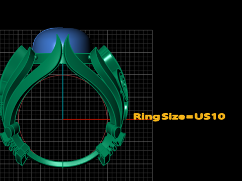MEN ITALIAN FASHION RING 3D PRINTABLE MODEL 3D 打印模型