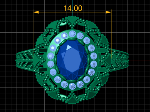 SOLITAIRE WEDDING RING FOR WOMEN 3D PRINTABLE MODEL 3D Print Model