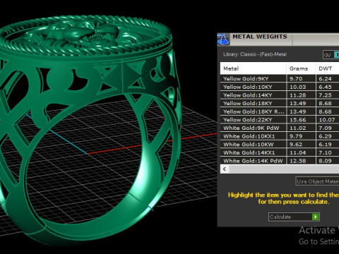 LION FACE RING FOR MEN 3D PRINTABLE MODEL Model do druku 3D