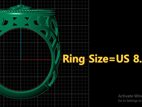 LION FACE RING FOR MEN 3D PRINTABLE MODEL 3D Print Model