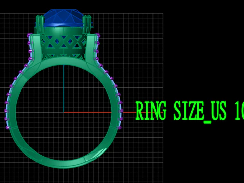 LUXURY WEDDING DIMOND RING FOR WOMEN 3D PRINTABLE MODEL 3D Print Model
