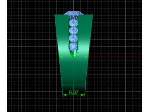 MEN FASHION DIMOND RING 3D PRINTABLE MODEL 3Dプリントモデル