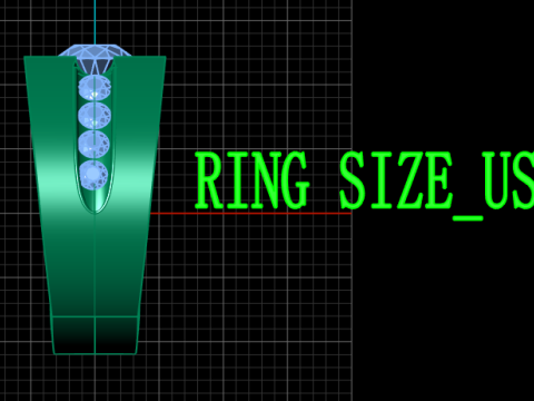 MEN FASHION DIMOND RING 3D PRINTABLE MODEL 3Dプリントモデル