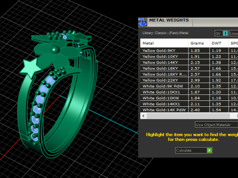 WOMEN STYLISH FLOWER DIMOND RING 3D PRINTABLE MODEL Model Cetak 3D