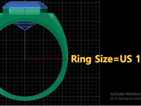 CHINESE DRAGON MEN RING 3D PRINTABLE MODEL Modelo de Impressão 3D