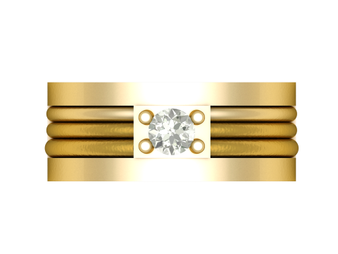 WOMEN WEDDING RING 3D PRINTABLE MODEL 3D प्रिंट मॉडल
