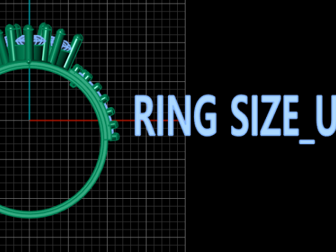 FILIGREE DIMOND RING FOR WOMEN 3D PRINTABLE MODEL Modello di stampa 3D