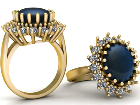PROPOSAL COUPLES JEWELRY RING 3D PRINTABLE MODEL 3D 프린트 모델