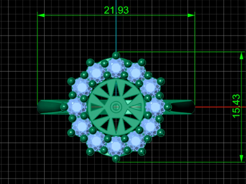 ENGAGEMENT DIMOND RING 3D PRINTABLE MODEL 3D Print Model