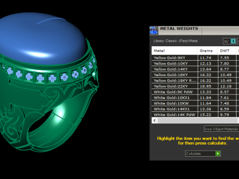 TURKISH MEN RING 3D PRINTABLE MODEL Modèles 3D en vedette