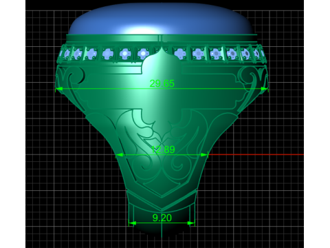 TURKISH MEN RING 3D PRINTABLE MODEL Modèles 3D en vedette