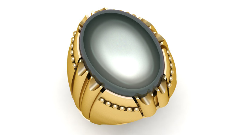TURKISH MENS RING 3D PRINTABLE MODEL 3D 打印模型 .c4d .max .obj .3ds .fbx .stl .blend 