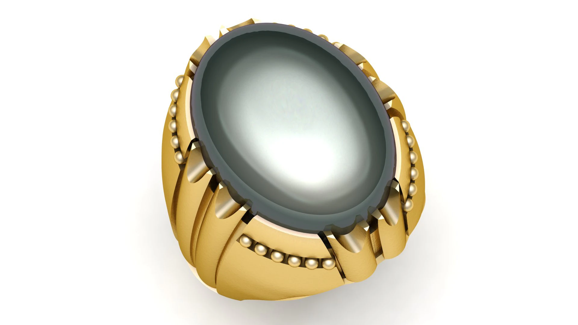 TURKISH MENS RING 3D PRINTABLE MODEL 3D Print Model .c4d .max .obj .3ds .fbx .stl .blend 
