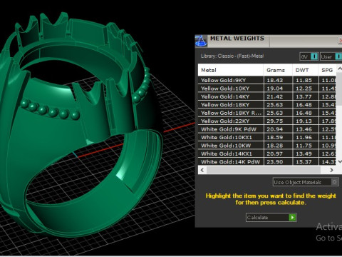TURKISH MENS RING 3D PRINTABLE MODEL 3D 打印模型