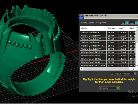 TURKISH MENS RING 3D PRINTABLE MODEL 3D Print Model