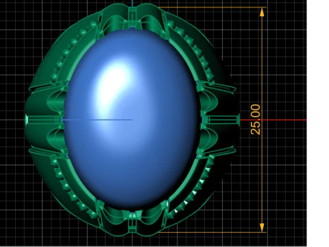 TURKISH MENS RING 3D PRINTABLE MODEL 3D Print Model