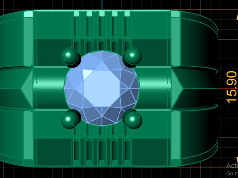 INDIAN STYLE MEN RING 3D PRINTABLE MODEL 3D Baskı Modeli