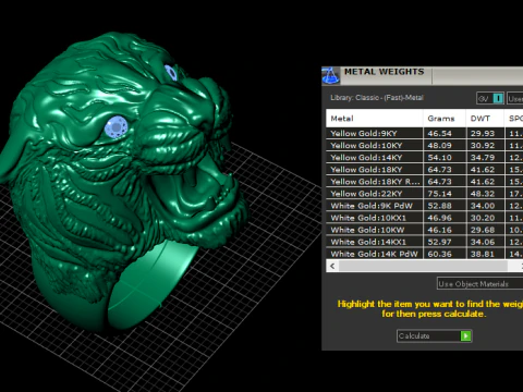 TIGER RING FOR MEN 3D PRINTABLE MODEL 3D Print Model