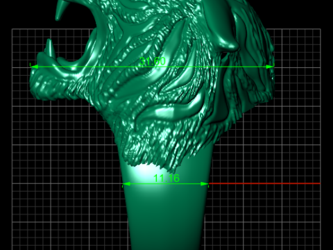 TIGER RING FOR MEN 3D PRINTABLE MODEL 3D Print Model