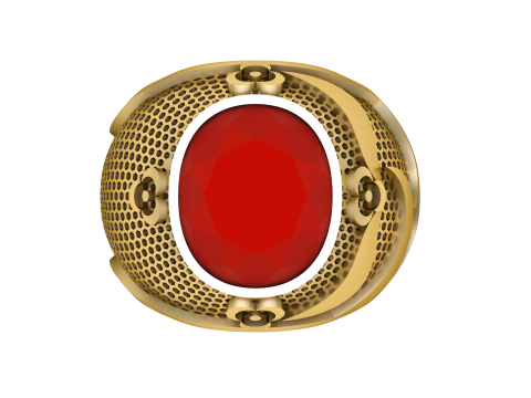 HIP HOP MEN FASHION RING 3D PRINTABLE MODEL 3D 프린트 모델