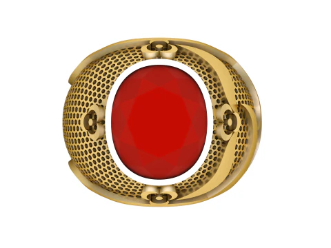 HIP HOP MEN FASHION RING 3D PRINTABLE MODEL 3D Print Model