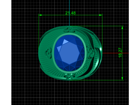 HIP HOP MEN FASHION RING 3D PRINTABLE MODEL 3D 프린트 모델