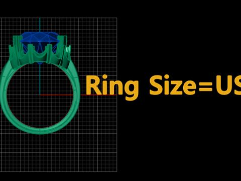 BLACK ONYX RING FOR MEN 3D PRINTABLE MODEL Modèles 3D en vedette