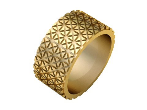 MEN FASHION RING 3D PRINTABLE MODEL 3D Print Model