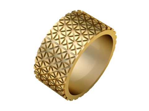 HOMENS MODA ANEL 3D IMPRIMíVEL MODELO Modelo de Impressão 3D