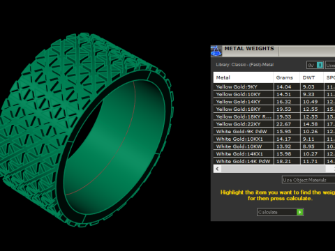 MEN FASHION RING 3D PRINTABLE MODEL 3D printmodel