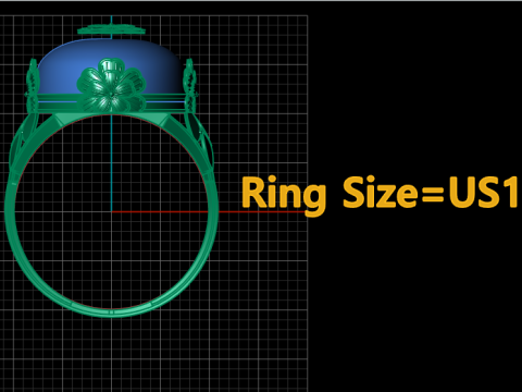 FLOWER RING FOR WOMEN 3D PRINTABLE MODEL 3D 프린트 모델