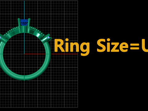 PROPOSAL SOLITAIRE DIMOND RING 3D PRINTABLE MODEL 3D Print Model