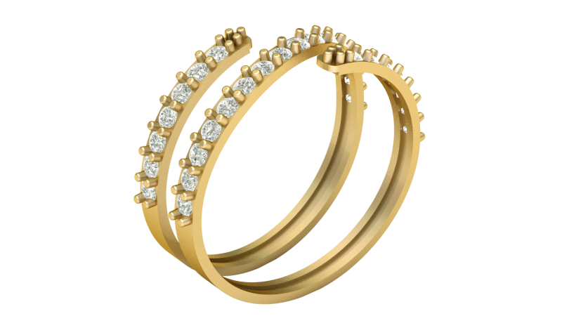 SOLITAIRE RING FOR WOMEN 3D PRINTABLE MODEL 3D Принт Модель .c4d .max .obj .3ds .fbx .stl .blend 