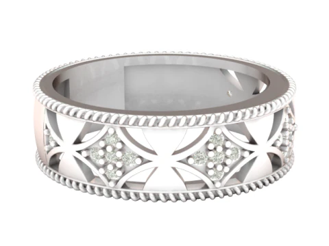 WEDDING RING FOR WOMEN 3D PRINTABLE MODEL 3D Print Model