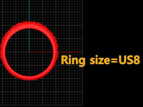 WEDDING RING FOR WOMEN 3D PRINTABLE MODEL 3D Принт Модель