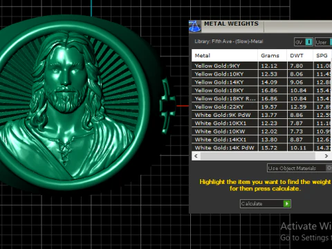 JESUS CROS CHRISTIAN RING 3D PRINTABLE MODEL 3D Print Model
