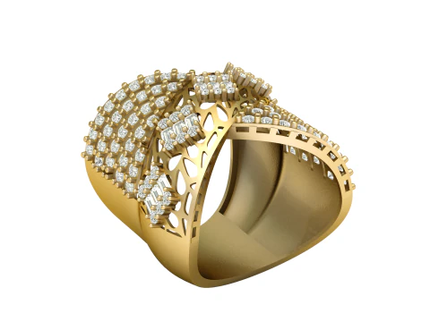 ENGAGEMENT JEWELRY RING 3D PRINTABLE MODEL 3D Print Model