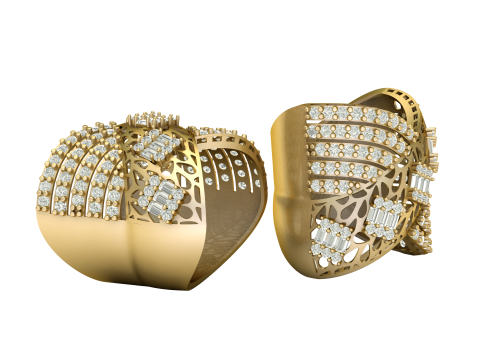 ENGAGEMENT JEWELRY RING 3D PRINTABLE MODEL 3D Принт Модель