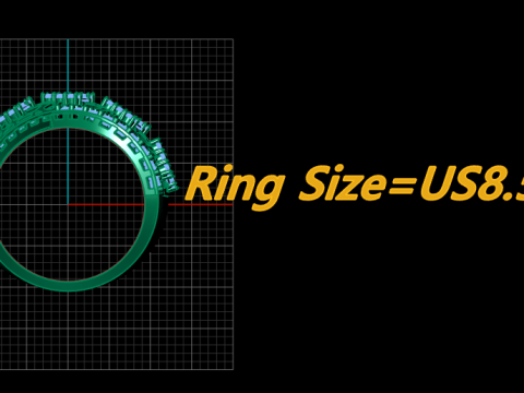 ENGAGEMENT JEWELRY RING 3D PRINTABLE MODEL 3D Принт Модель