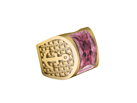ANCHOR FASHION MEN RING 3D PRINTABLE MODEL 3Dプリントモデル