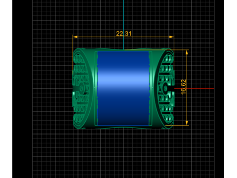 ANCHOR FASHION MEN RING 3D PRINTABLE MODEL 3Dプリントモデル
