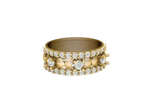 ENGAGEMENT RINGS 3D PRINTABLE MODEL Model do druku 3D