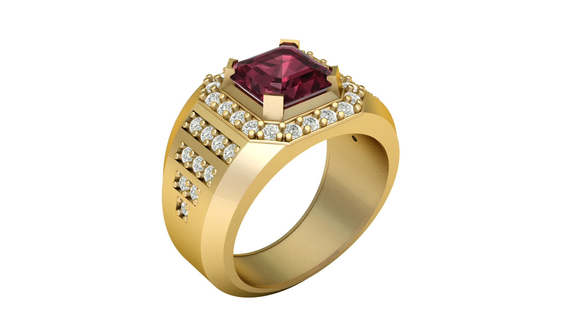 FILIGREE ENGAGEMENT RING 3D PRINTABLE MODEL 3D Print Model .c4d .max .obj .3ds .fbx .stl .blend 