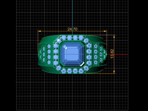 FILIGREE ENGAGEMENT RING 3D PRINTABLE MODEL 3D 프린트 모델