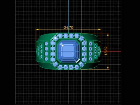 FILIGREE ENGAGEMENT RING 3D PRINTABLE MODEL 3D Print Model