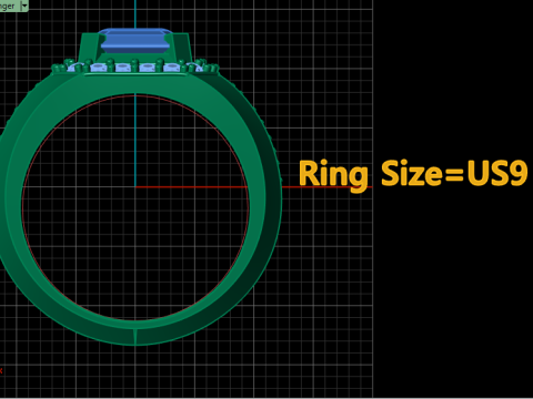 FILIGREE ENGAGEMENT RING 3D PRINTABLE MODEL 3D 프린트 모델