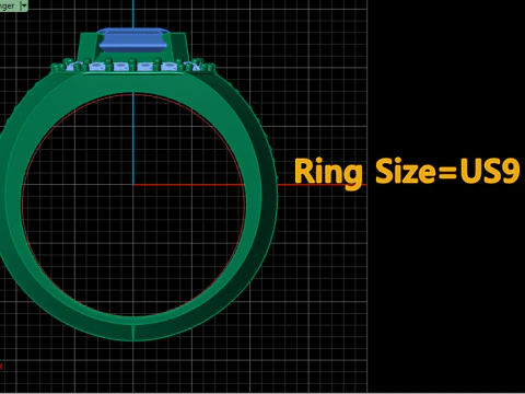 FILIGREE ENGAGEMENT RING 3D PRINTABLE MODEL 3D Print Model